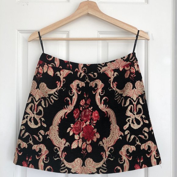 Forever 21 Dresses & Skirts - Embroidered Mini Skirt